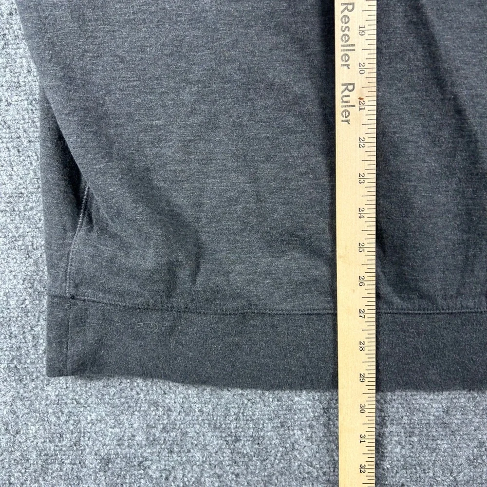 Polo‎ Ralph Lauren Pullover Mens XXL Gray 1/4 Zip Long Sleeve Pony Logo Sweater